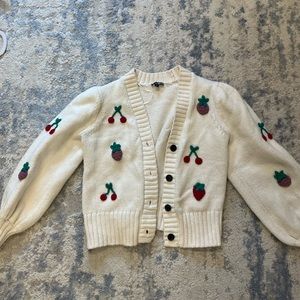 Rails fruit cardigan